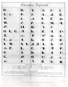 Alphabet Cherokee, de 